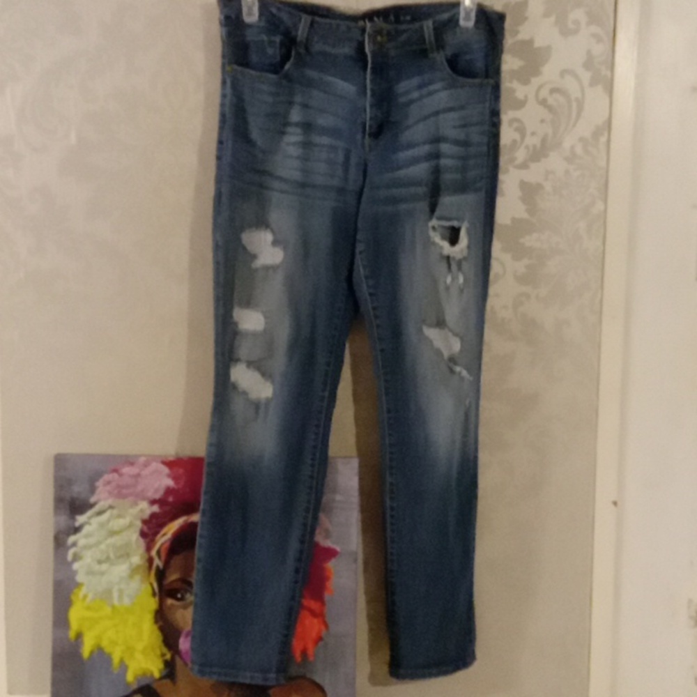 Hannah Distressed Stretchy Jeans 14